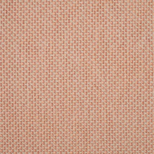 Soft coral pink small woven fabric with tiny checkerboard texture