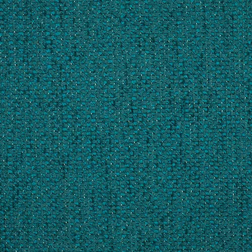 Close-up of a deep teal plain weave fabric with fine textured speckling