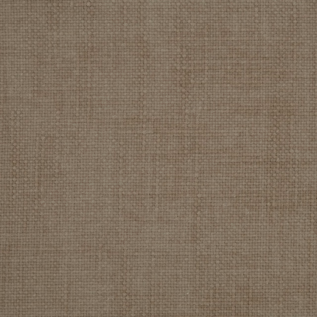 Warm taupe-beige plain woven fabric swatch with a fine textured surface