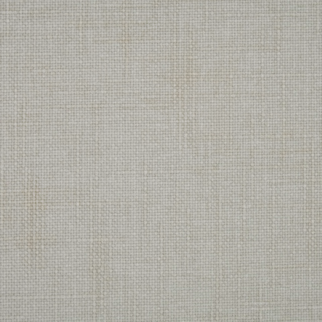 Pale linen-coloured plain woven fabric swatch with fine texture