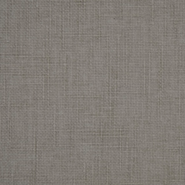 Close-up of a soft misty taupe plain woven fabric with fine texture