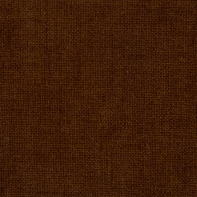 Deep rust-brown plain woven fabric with a subtle textured surface
