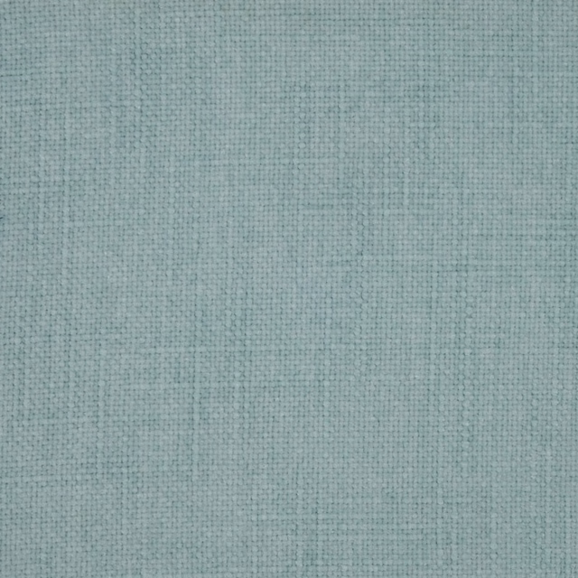 Pale sky blue plain woven fabric with a fine matte texture