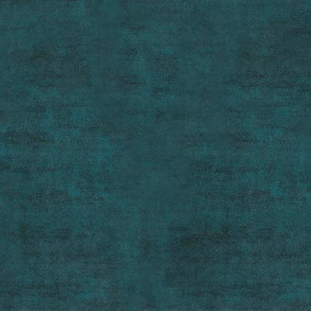 Deep teal plain fabric swatch with a softly mottled, velvety-looking surface