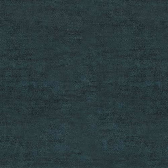 Deep smoky teal plain fabric with a softly mottled matte surface