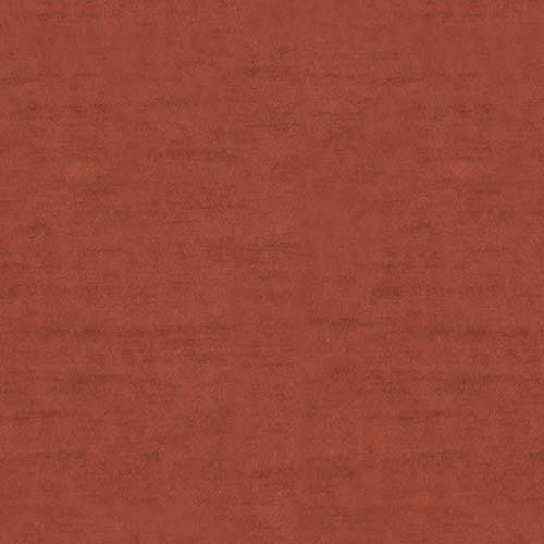 Warm coral-red plain fabric swatch with a matte, subtly textured finish
