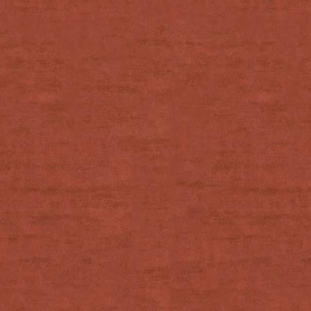 Warm coral-red plain fabric swatch with a matte, subtly textured finish