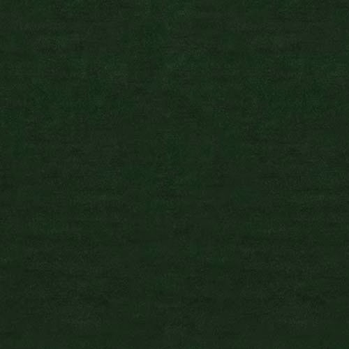 Deep forest green plain fabric with a subtle soft mottled weave texture