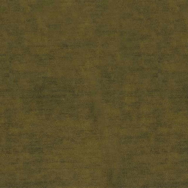 Muted moss olive plain fabric swatch with softly clouded texture