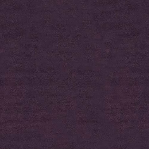 Deep aubergine violet plain fabric swatch with a smooth, dark matte finish