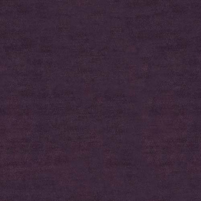 Deep aubergine violet plain fabric swatch with a smooth, dark matte finish