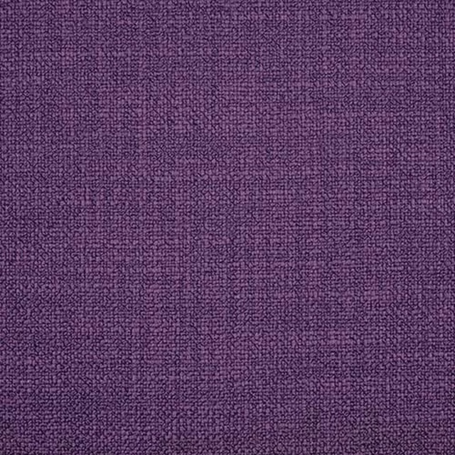 Close-up of a deep amethyst purple plain woven fabric with fine texture