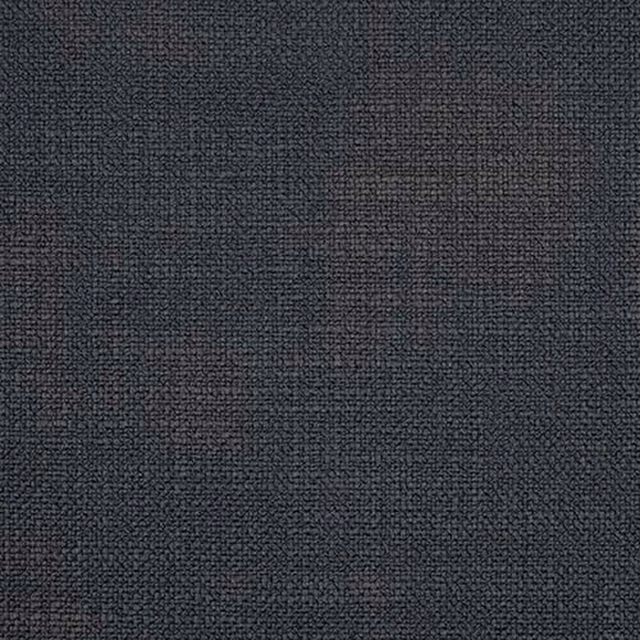 Close-up of dark anthracite grey plain fabric with a tight, pebbled weave