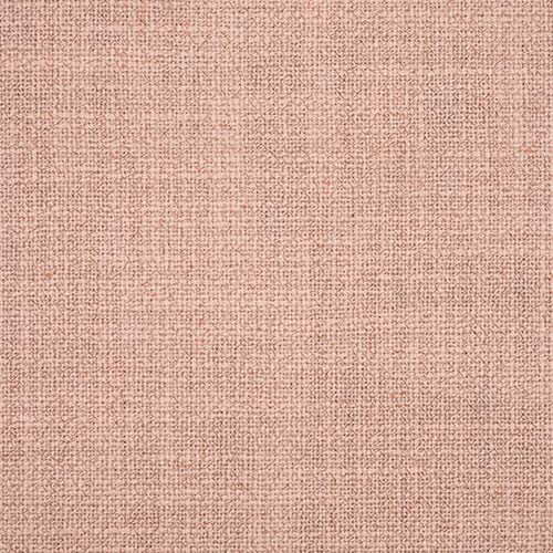 Close-up of a soft blush pink plain weave fabric with fine texture