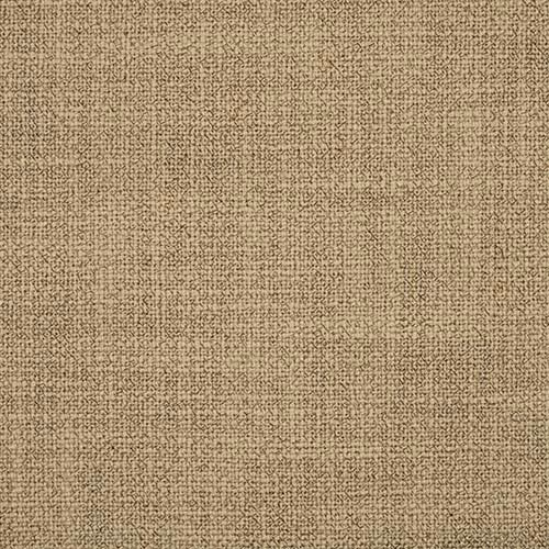 Close-up of warm camel beige plain weave with a softly mottled texture