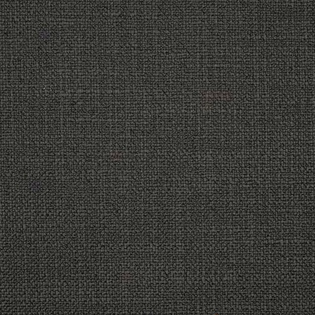 Close-up of dark olive-brown plain weave upholstery fabric with fine texture