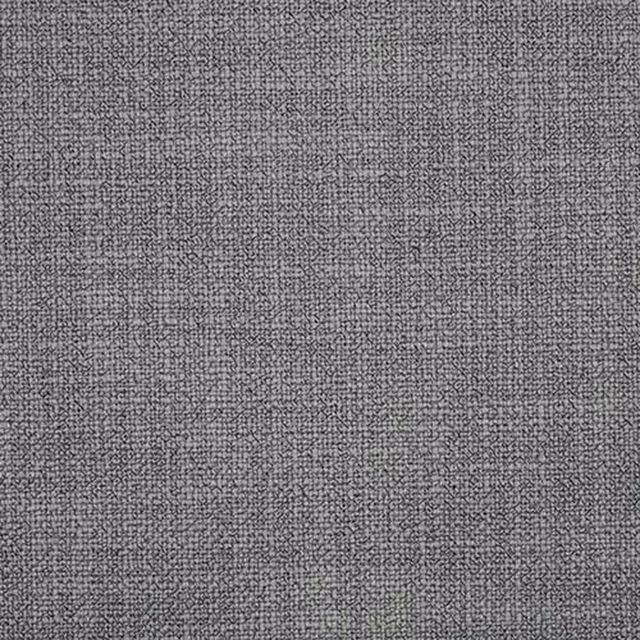 Close-up of soft fossil grey tightly woven plain fabric with fine speckled texture