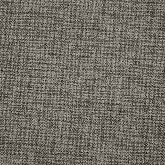 Close-up of a graphite grey plain weave fabric with fine speckled texture