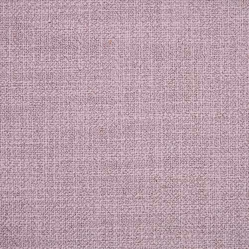 Close-up of a soft lavender plain weave fabric with fine textured surface