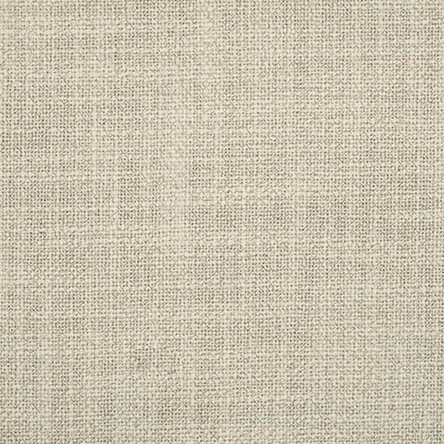 Soft oatmeal beige woven plain fabric swatch with fine textured surface