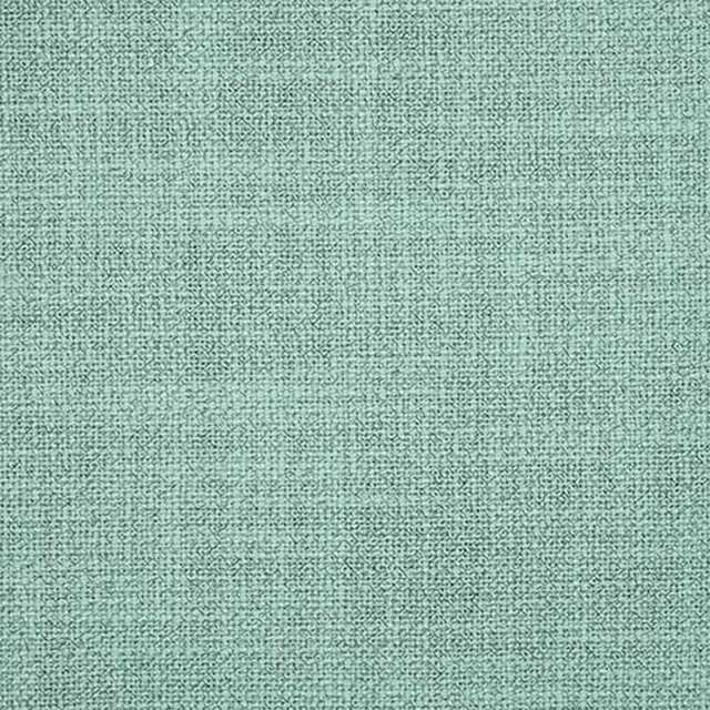 Pale mint green plain woven fabric with a fine, even textured surface
