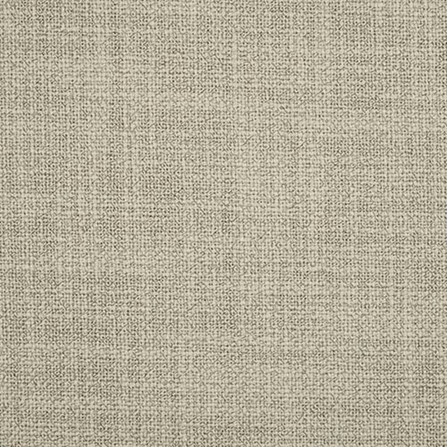 Close-up of warm mushroom taupe plain woven upholstery fabric with fine texture
