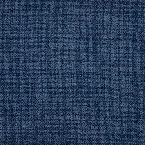 Close-up of deep navy plain woven fabric with a fine, textured surface