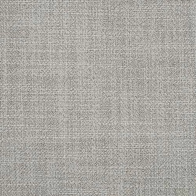 Close-up of a soft pebble-grey plain weave fabric with fine mottled texture