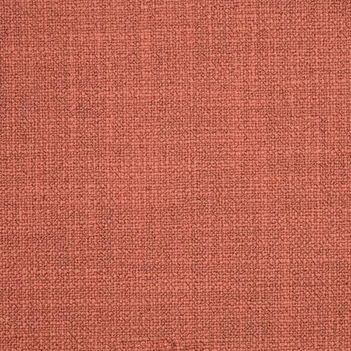 Close-up of soft terracotta plain weave with fine textured surface