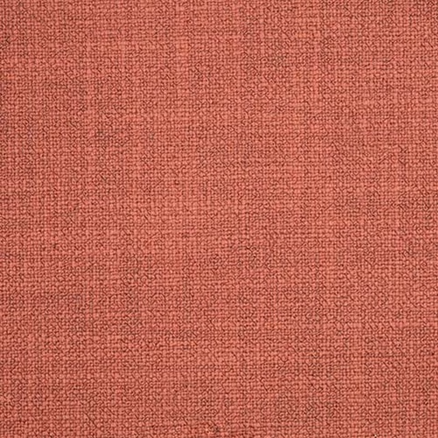 Close-up of soft terracotta plain weave with fine textured surface