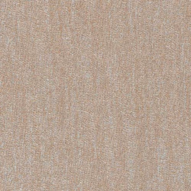 Close-up of a soft warm beige plain weave fabric with subtle tonal striations