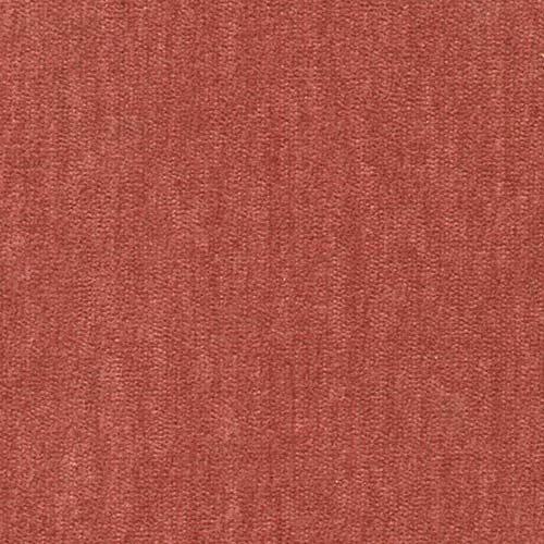 Muted rosehip red plain woven fabric with a softly textured finish
