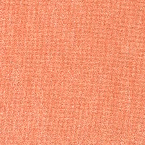 Close-up of a soft salmon-pink plain woven fabric with fine textured surface