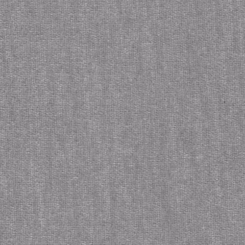 Close-up of a soft silver-grey plain woven fabric with fine texture