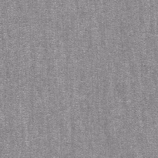Close-up of a soft silver-grey plain woven fabric with fine texture