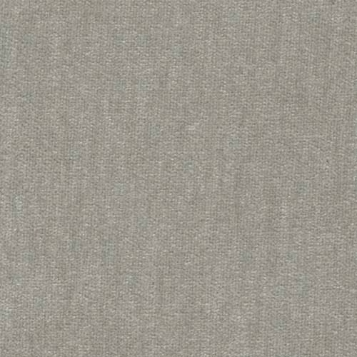 Close-up of a soft smoky grey plain weave fabric with fine texture