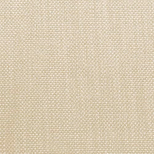 Close-up of a soft cream plain weave fabric with a fine pebble texture