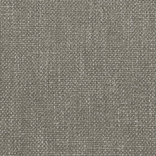 Close-up of soft French grey plain weave upholstery fabric with fine nubby texture