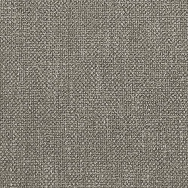 Close-up of soft French grey plain weave upholstery fabric with fine nubby texture