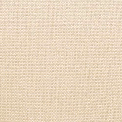 Close-up of warm cream plain woven fabric with a subtle nubby texture