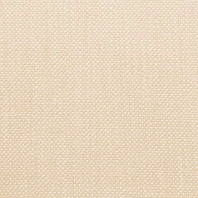 Close-up of warm cream plain woven fabric with a subtle nubby texture