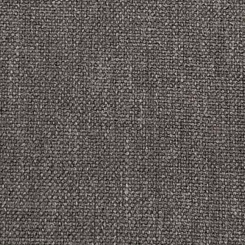 Close-up of a mid charcoal grey plain woven fabric with a fine speckled texture