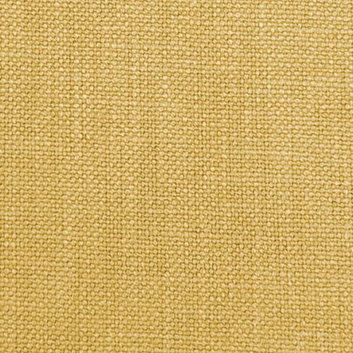 Close-up of a muted ochre-gold plain weave with fine nubby texture