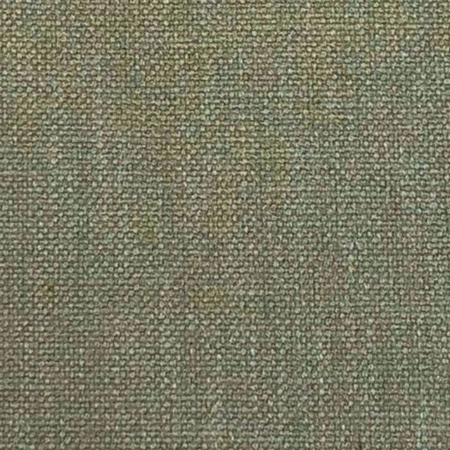 Close-up of a muted olive plain fabric with a fine pebble weave