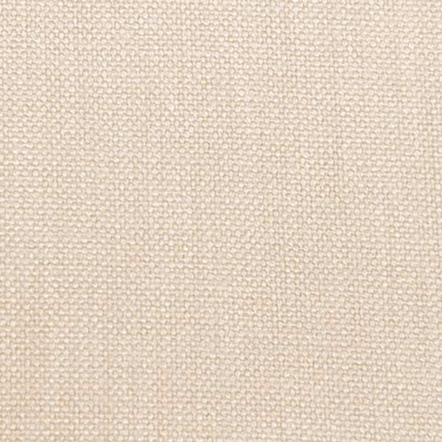 Close-up of a warm pebble-cream plain weave with fine nubby texture