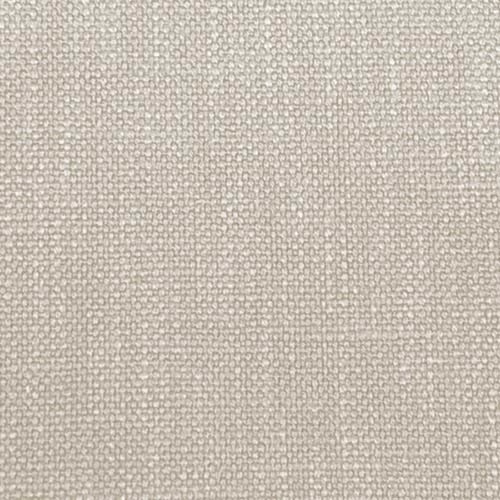 Close-up of soft pebble-grey plain upholstery fabric with fine woven texture