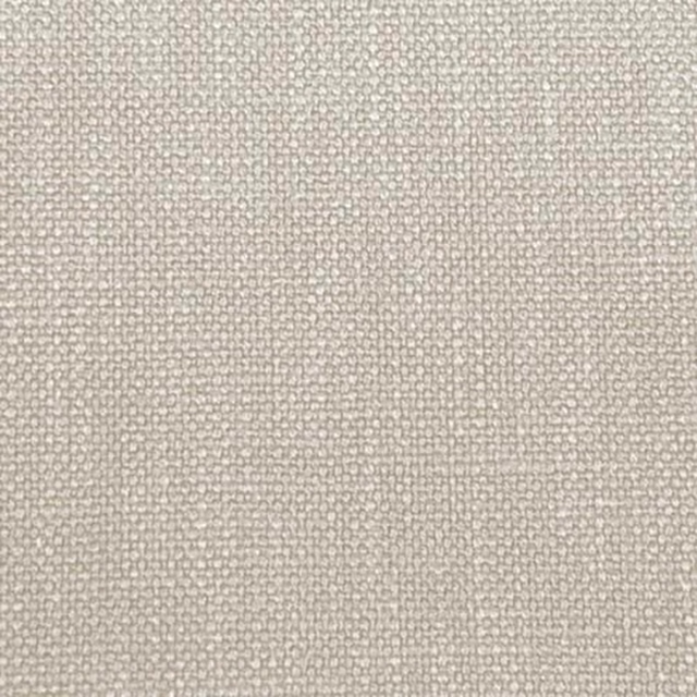 Close-up of soft pebble-grey plain upholstery fabric with fine woven texture
