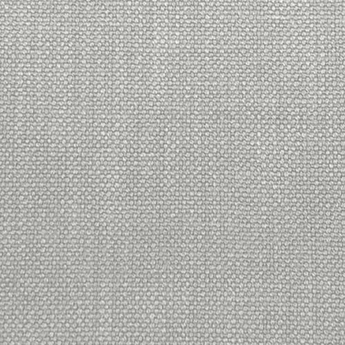 Close-up of a pale steel grey plain fabric with fine speckled weave