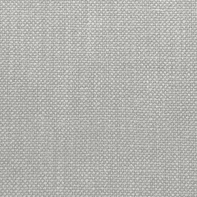 Close-up of a pale steel grey plain fabric with fine speckled weave