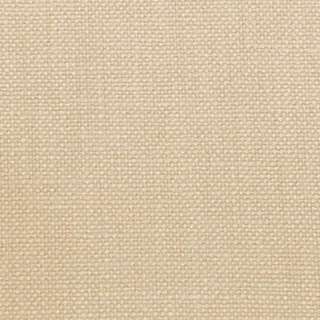 Close-up of warm stone beige plain weave fabric with fine textured surface